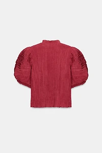 ZW COLLECTION PUFF SLEEVE SHIRT