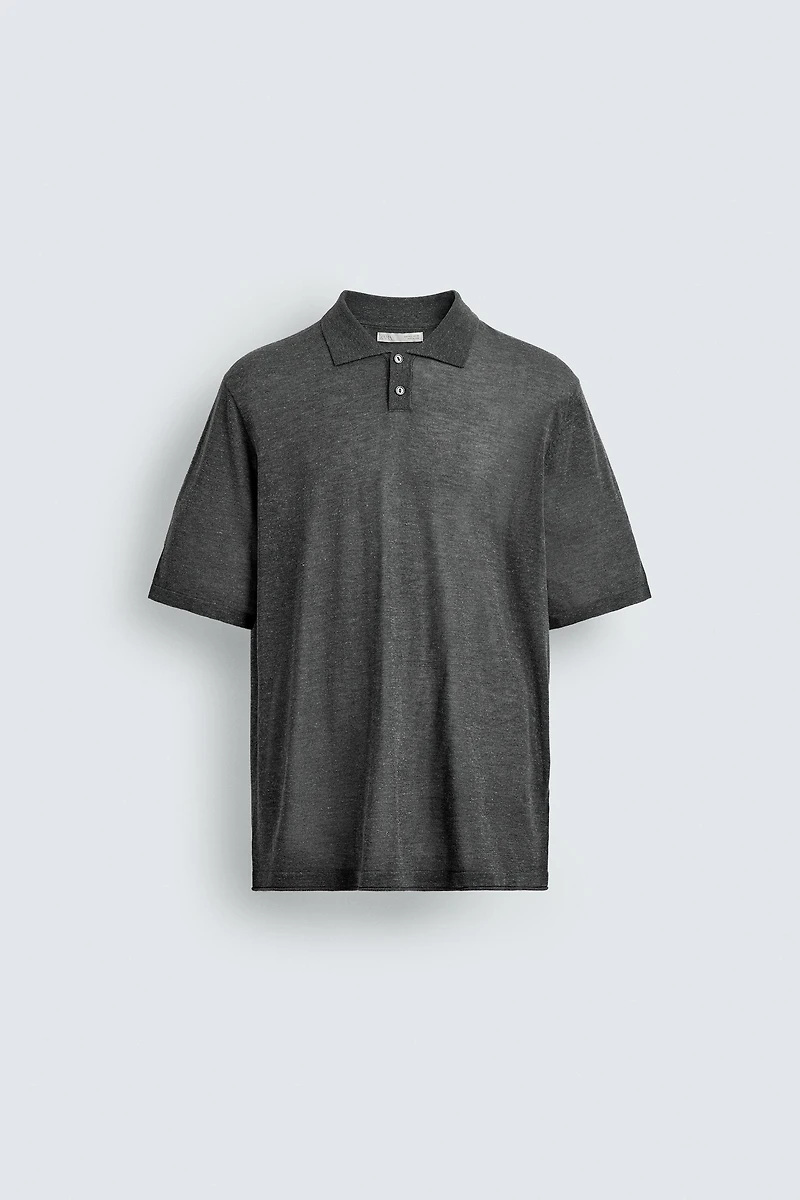 POLO EN MAILLE RELAXED FIT