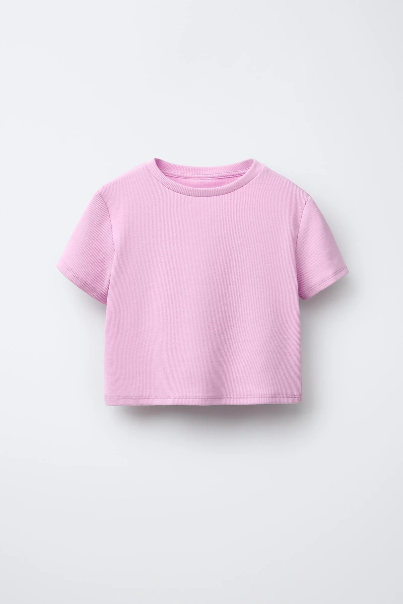 STRIPED POPLIN SHIRT AND RIB T-SHIRT PACK