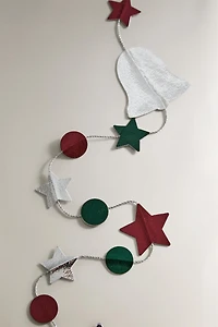 METALLIC PAPER CHRISTMAS GARLAND
