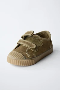 SPLIT LEATHER SNEAKERS