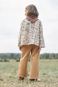 LIMITED EDITION CORDUROY FLORAL PRINT SHIRT