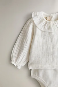 MUSLIN BABY BODYSUIT
