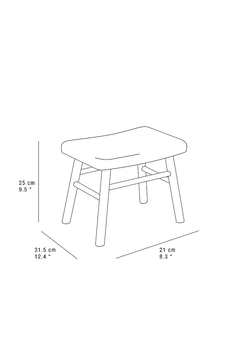 MINI HAMMERED STOOL
