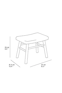 MINI HAMMERED STOOL