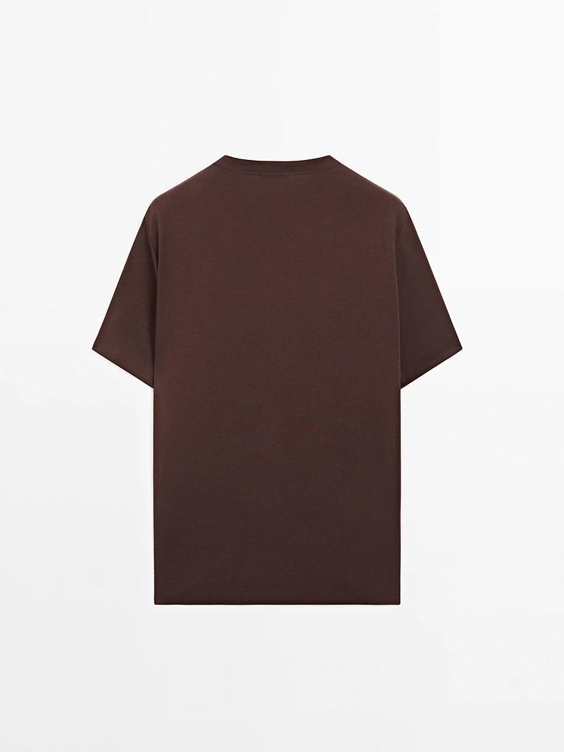 T-shirt à manches courtes en coton mélang