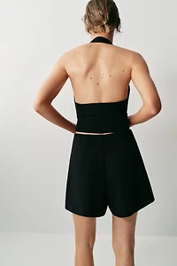 PLEATED SHORTS