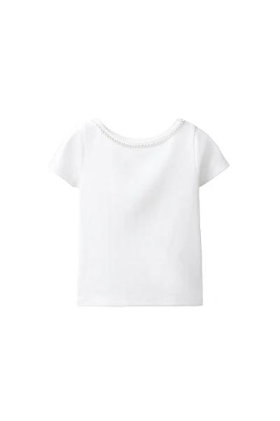 T-SHIRT CÔTELÉ BIJOUX