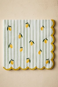 SET OF LEMON PAPER NAPKINS (SET OF 20)