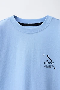 SPORTY TEXT T-SHIRT