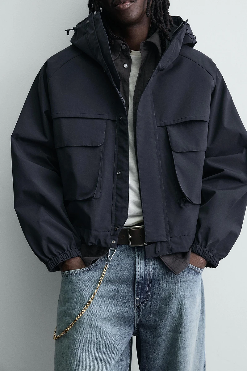 BLOUSON COURT DÉPERLANT