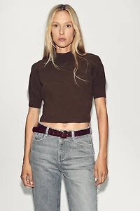 RIB KNIT SWEATER