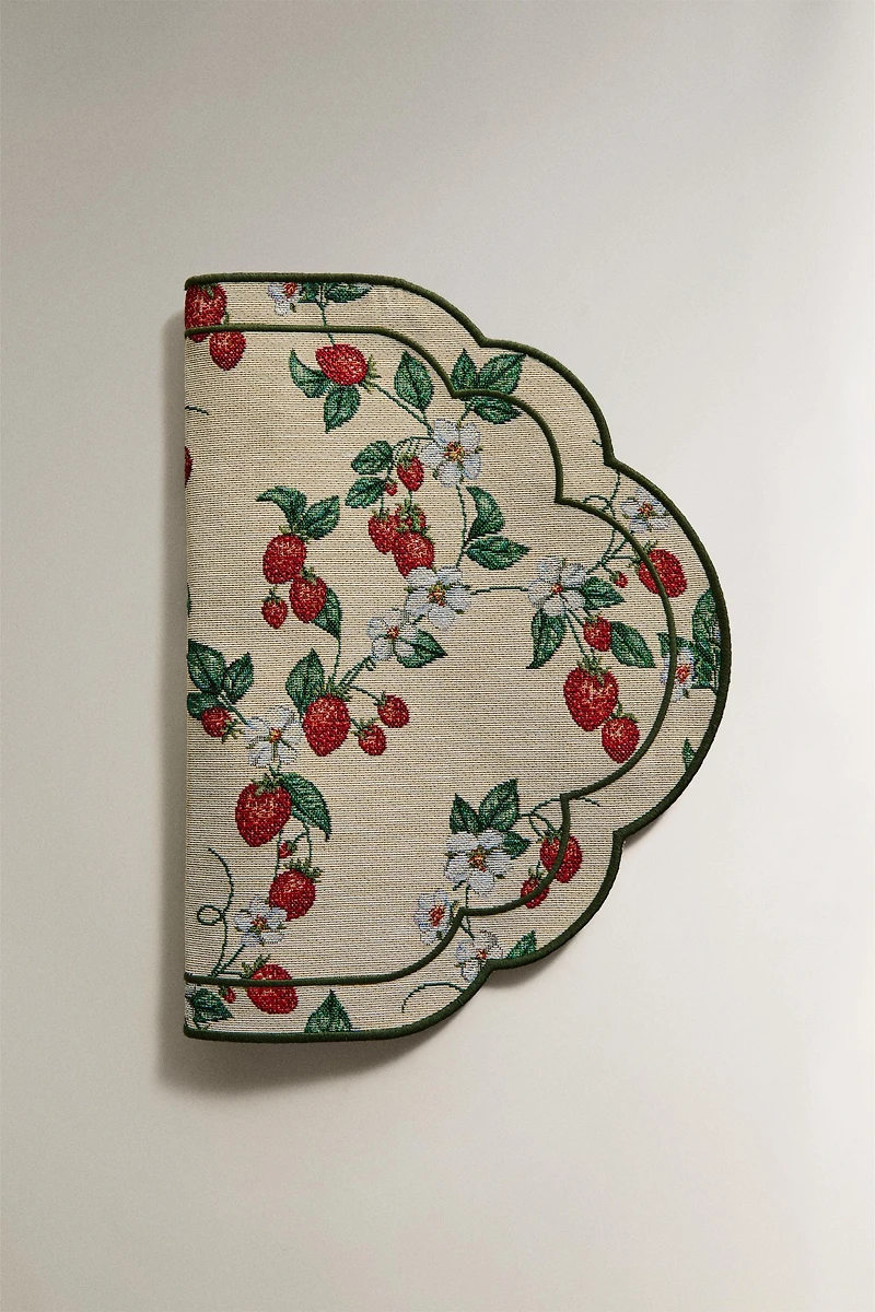 STRAWBERRY JACQUARD PLACEMAT