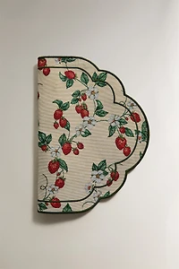 STRAWBERRY JACQUARD PLACEMAT