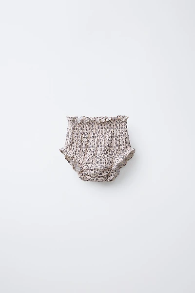 CULOTTE TEXTURÉE À FLEURS