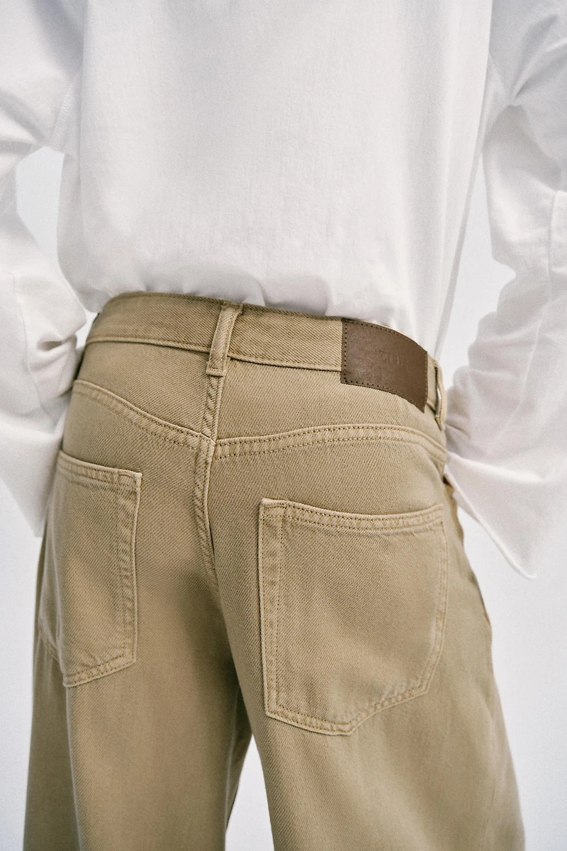 Z1975 HIGH WAIST WIDE LEG JEANS WITH DARTS