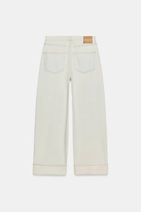 ZW COLLECTION BAGGY MID-RISE JEANS