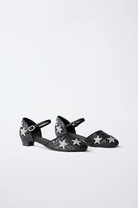 SPARKLY STAR HEELED SHOES