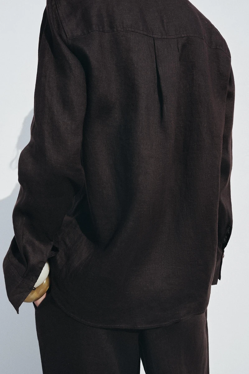 100% LINEN SHIRT ZW COLLECTION