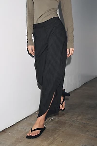 VENTED PINSTRIPE PANTS ZW COLLECTION