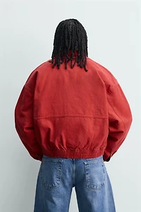 BOXY FIT PATCH JACKET