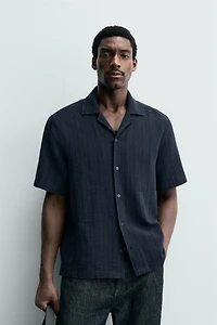 CHEMISE JACQUARD GÉOMÉTRIQUE