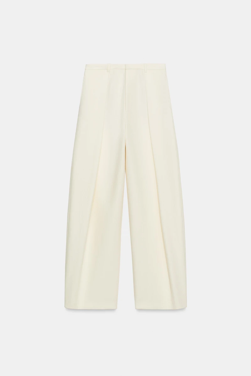 PANTALON VOLUME À PINCES