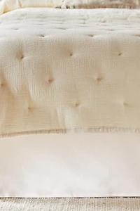 COTTON PIQUÉ BEDSKIRT