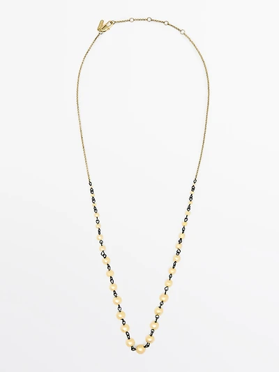 Collier chaîne à perles