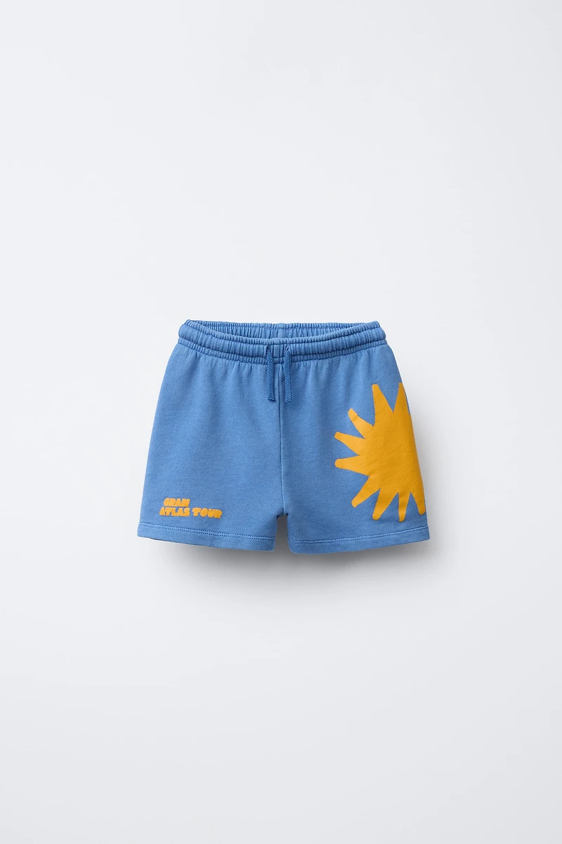 SUN PRINT SHORTS