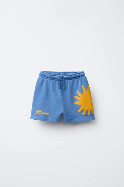 SUN PRINT SHORTS