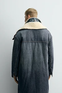 CONTRASTING DENIM COAT X SR_A