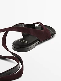 Flat toe divider sandals - STUDIO