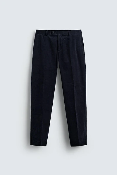 CORDUROY SUIT PANTS