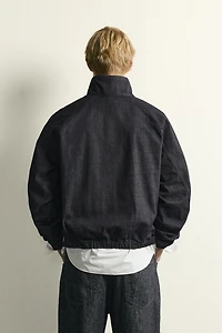 RELAXED FIT DENIM HOODIE
