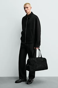 LEATHER TRAVEL BAG M