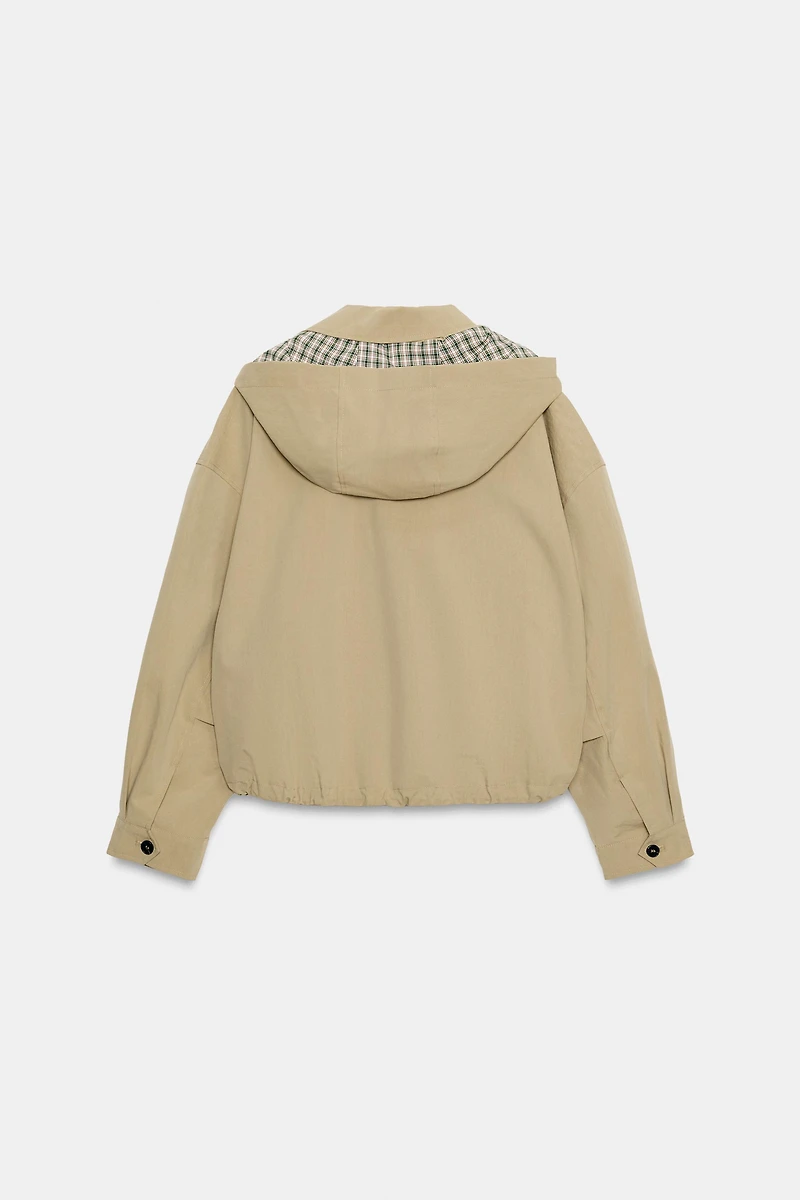 JACKET WITH REMOVABLE HOODIE