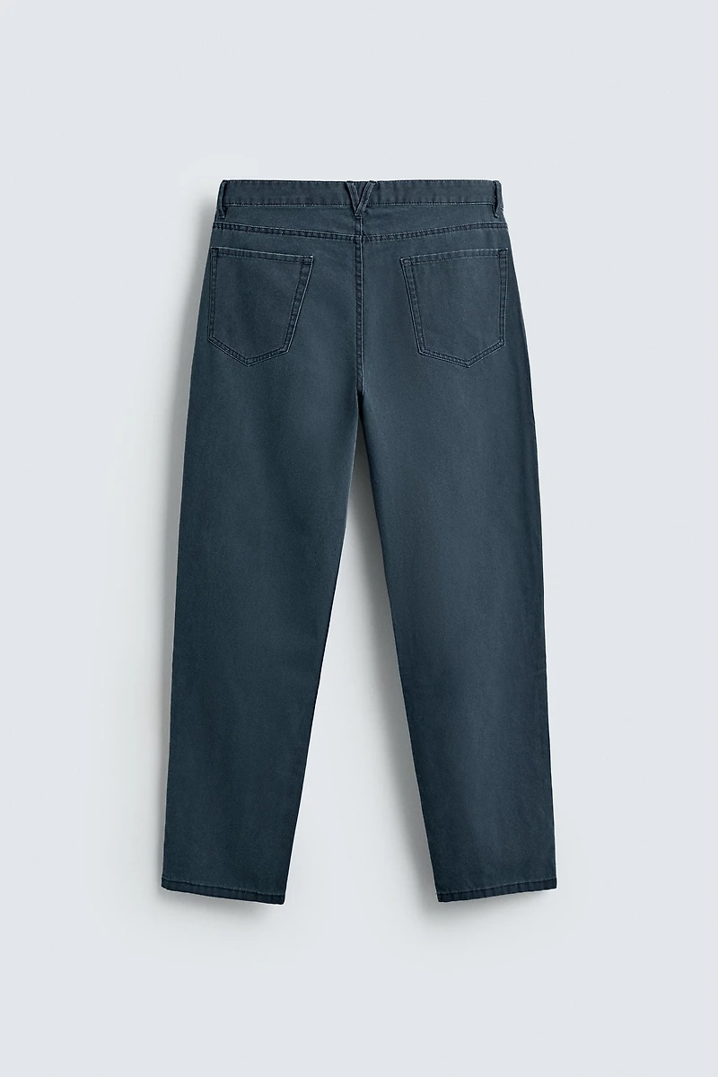 PANTALON STRAIGHT FIT DÉLAV