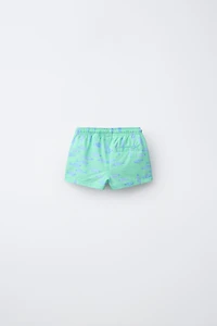 2-6 YEARS/ FISH PRINT SWIM SHORTS