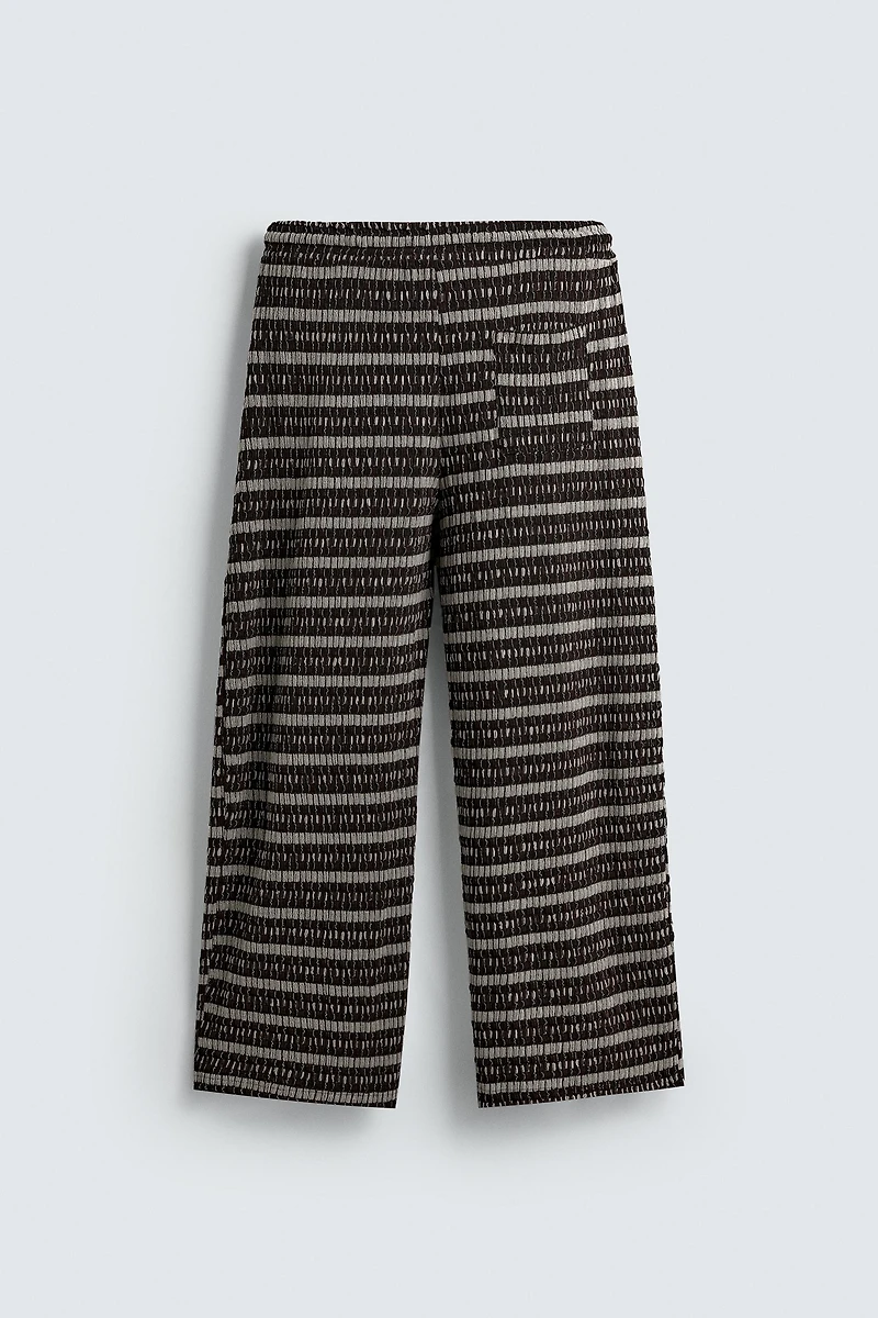 PANTALON JACQUARD AJOURÉ