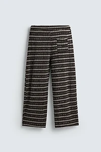 PANTALON JACQUARD AJOURÉ