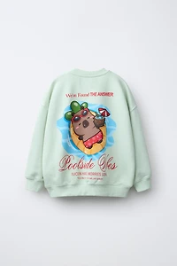 CAPYBARA CAPYFUN © PRINTED SWEATSHIRT