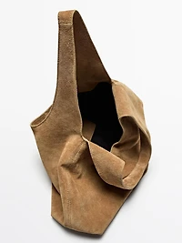 Medium split leather lady bag