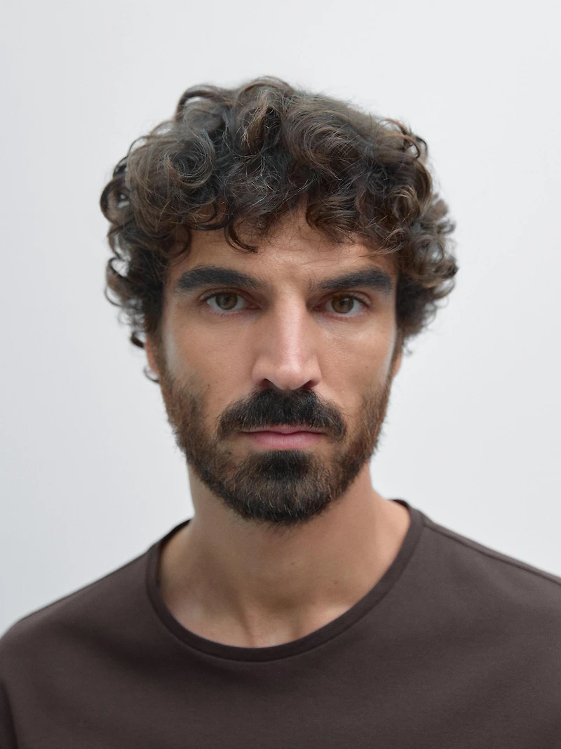 T-shirt regular fit à col rond