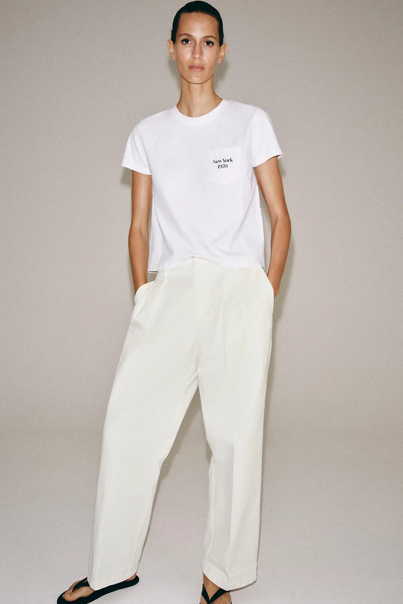 MESSAGE POCKET T-SHIRT