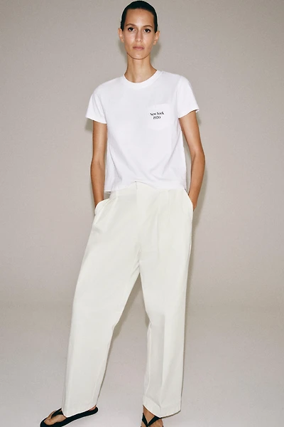 MESSAGE POCKET T-SHIRT