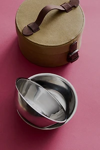 PET FOOD BOWL SET WITH CASE