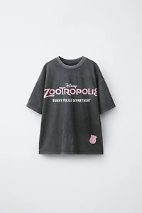 T-SHIRT EFFET DÉLAVÉ ZOOTROPIA © DISNEY