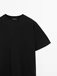Short sleeve T-shirt with lace detail