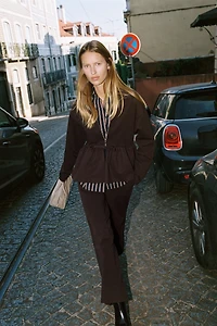 BLOUSON BOMBER BIMATIÈRE À BASQUE